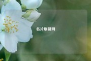 名片刷赞网